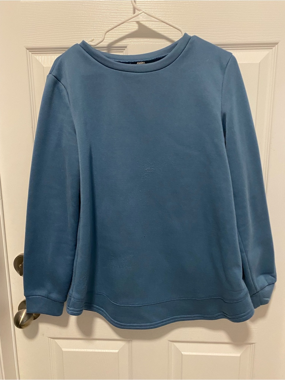 Classic Blue Crewneck Sweater for women